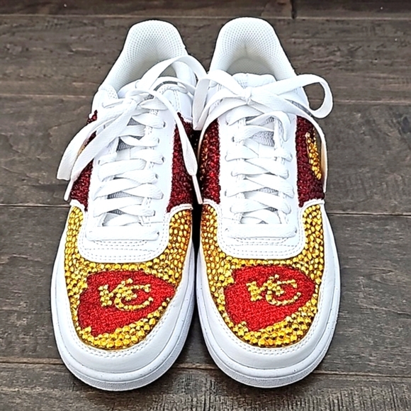 Kansas City Chiefs Women's Nike Custom Sneakers sz 6.5 - Picture 9 of 9